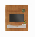 Ver imagem 2 de Painel Riso Ripado 2,40x2,07cm com Nicho Jcm Cinamomo/off