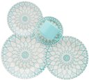 Ver imagem 2 de Kit 8 Pratos Fundos Donna Mandala Oxford Cerâmica 22cm