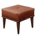 Ver imagem 2 de Conjunto - 2 Puffs Banqueta Noé Luxo Castellar Móbile Linho Terracota