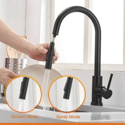 Torneira Cozinha Gourmet Misturador Sensor Toque 6804p Preta Luuk Young - 3