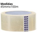 Ver imagem 2 de Fita Adesiva Transparente Larga 45mmx100m | Kaztec | Kit 10 Un