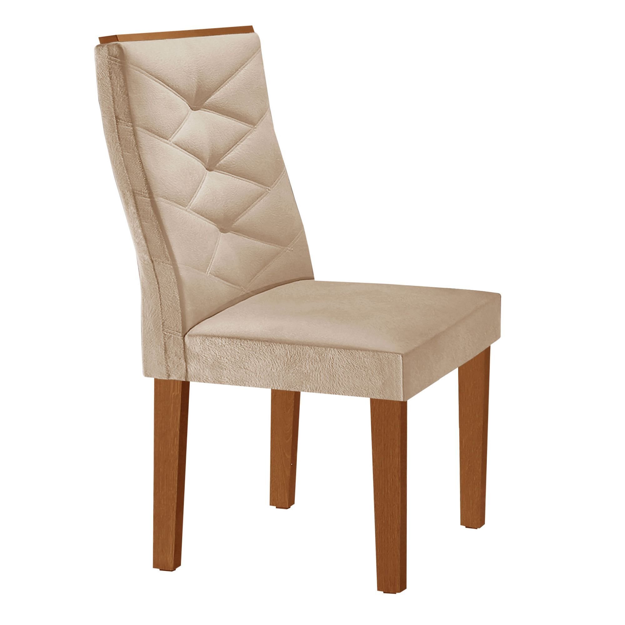 Conjunto Mesa Redonda com Vidro e 6 Cadeiras Tampo 120cmx120cm Barcelona Yescasa - 12