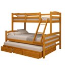 Ver imagem 5 de Cama Treliche Casal Casal Madeira Maciça 3 Gavetas:Mel