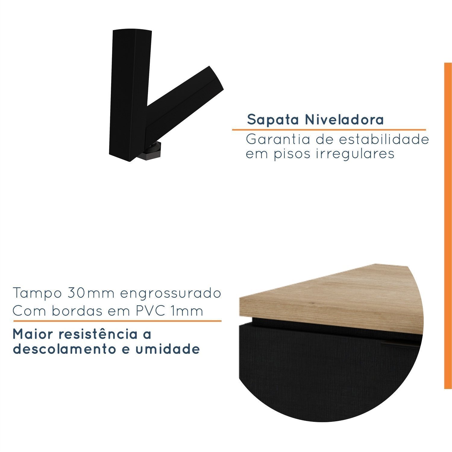 Gabinete para Banheiro com Cuba Concept CabeCasa MadeiraMadeira - 5