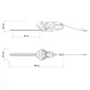 Ver imagem 4 de Podador de Cerca-viva Elétrico Pe50 com Navalha de 500 Mm de Comprimento 600 W 220 V