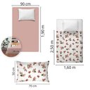 Ver imagem 4 de Jogo de Cama Solteiro 180 Fios Fiori - Yasmin (7816)