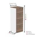 Ver imagem 4 de Arquivo para Pasta Suspensa com Chave 4 Gavetas Aço Linha P25 128cmx45,7cmx47,3cm