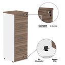 Ver mais imagens de Arquivo para Pasta Suspensa com Chave 4 Gavetas Aço Linha P25 128cmx45,7cmx47,3cm
