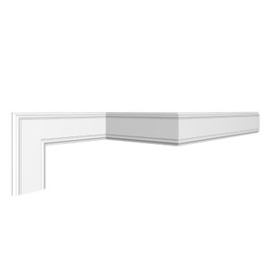 Roda Meio Cw12 Perfil de Poliestireno Linha HomEstar