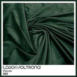 Sofá Curvo Montserrat 210cm 03 Lugares Veludo Verde - CasaePoltrona - 4