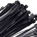 Ver imagem 5 de 500 Enforca Gato Abraçadeira Fita Lacre de Nylon 3.6x150mm Cinta Plástica Hellerman 15cm Preta