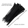 500 Enforca Gato Abraçadeira Fita Lacre de Nylon 3.6x150mm Cinta Plástica Hellerman 15cm Preta - 2