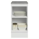 Ver imagem 5 de Balcão de Cozinha 40 cm 1 Porta Branco/Crema Vik Madesa