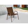 Cadeira Area, Jardim, Quintal Cor Envelhecido - Kit 4 Peças - 1