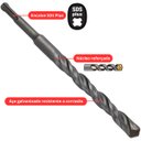 Ver imagem 3 de Broca Vídea Fura Parede Concreto 6mm X 160mm Encaixe Sds Plus | Fertak | Kit 10 Un