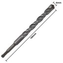 Ver imagem 2 de Broca Vídea Fura Parede Concreto 6mm X 160mm Encaixe Sds Plus | Fertak | Kit 10 Un