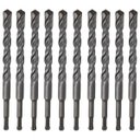 Ver imagem 1 de Broca Vídea Fura Parede Concreto 6mm X 160mm Encaixe Sds Plus | Fertak | Kit 10 Un