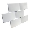Ver imagem 5 de Forma 3D Gesso e Cimento ABS 1mm - Tijolinho Côncavo 36x23 cm