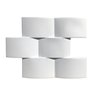 Forma 3D Gesso e Cimento ABS 1mm - Tijolinho Côncavo 36x23 cm - 3