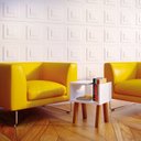 Ver imagem 2 de Roseta Decorativa Poliestireno Heike Branco Homestar