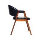 Ver imagem 5 de Kit 4 Cadeiras Sala de Jantar Premium com Braço Madeira Maciça Movellu Home