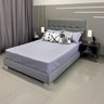 Cama Moderna Luxo com Cabeceira Berlim Linho Rbl:king/cinza - 5