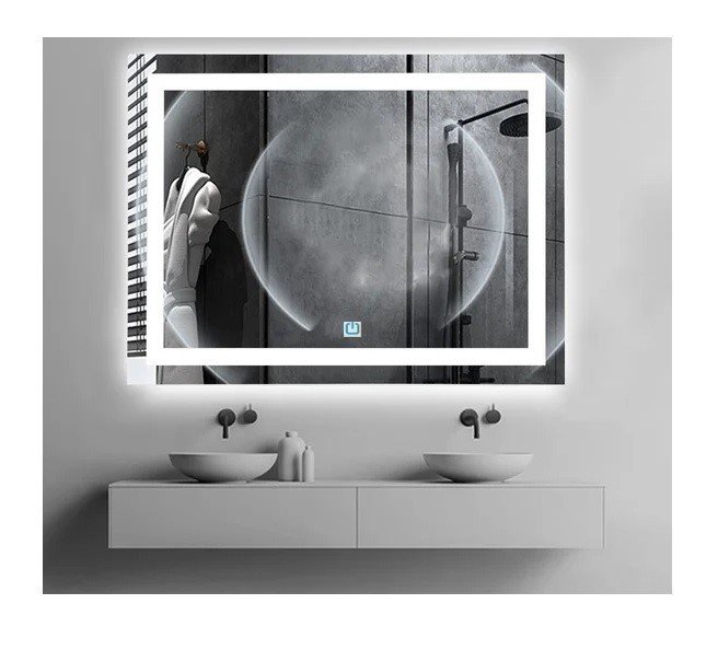 Ver imagem 7 de Espelho Jateado Iluminado com Led Frio e Touch 90x50cm Horizontal