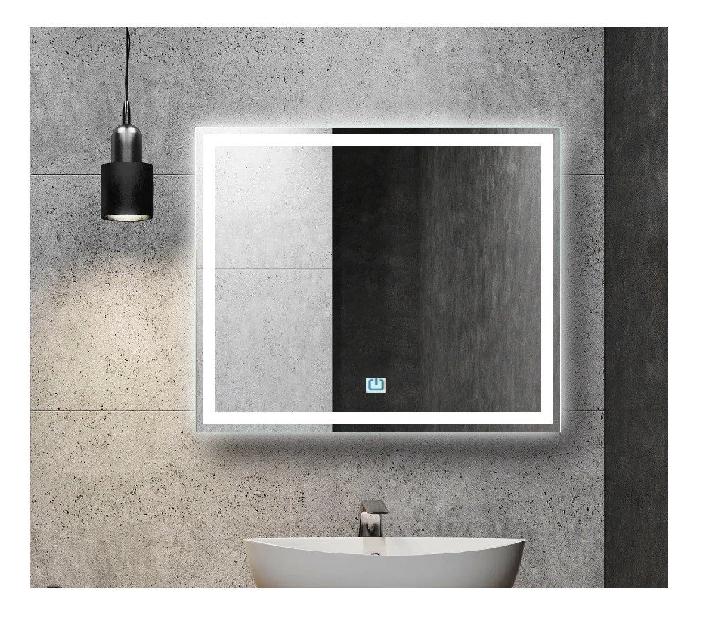 Ver imagem 4 de Espelho Jateado Iluminado com Led Frio e Touch 90x50cm Horizontal