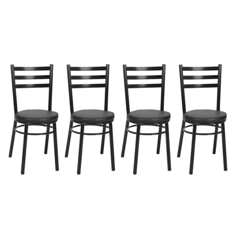 Kit 4 Cadeiras para Sala de Jantar Pintadas Cp80 Debrum