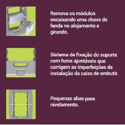 Tomada Slim Monobloco Dupla 20a 80121 Ilumi - 4