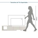 Ver imagem 7 de Rack Extensível com Painel Ripado TV até 75 Polegadas 200CMX250CM Aruá CabeCasa MadeiraOriginals