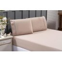 Ver imagem 1 de Jogo De Lençol Queen Para Hospedaria 100% Algodão Avelã