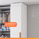 Ver imagem 5 de Armário Multiuso para Lavanderia ou Closet para Canto 1 Porta Madrid