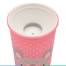 Copo Infantil Transição Para Bebês 12 Meses 360 Antivazamento Grande 235 mL Coala Rosa Clingo - 5
