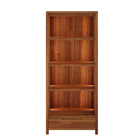 Conjunto Sala Jantar Nature: Cristaleira, Mesa, Banco e Cadeiras Madeira Pinus Rústico Escuro