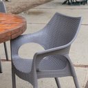 Ver imagem 6 de Cadeira para Jardim 82CMX61CM Relic Cinza/Mushroom