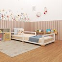 Ver mais imagens de Cama Infantil Meia Casinha Evolutiva Com Pes  Branca