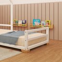 Ver imagem 6 de Cama Infantil Meia Casinha Evolutiva Com Pes  Branca