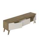 Ver imagem 4 de Rack para TV até 75 Polegadas MDF 180cm 2 Portas 1 Gaveta Liverpool Yescasa Marrom
