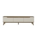 Ver mais imagens de Rack para TV até 75 Polegadas MDF 180cm 2 Portas 1 Gaveta Liverpool Yescasa Marrom