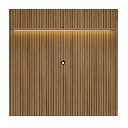 Painel para Tv até 75 Polegadas com Led 185cm Impressão 3d Ripada Liverpool Yescasa - 6
