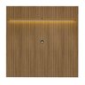 Painel para Tv até 75 Polegadas com Led 185cm Impressão 3d Ripada Liverpool Yescasa - 6