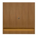 Ver imagem 7 de Painel Ripado para TV até 75 Polegadas com LED 185,5CMX183CM 3D Ripada Liverpool Yescasa Marrom