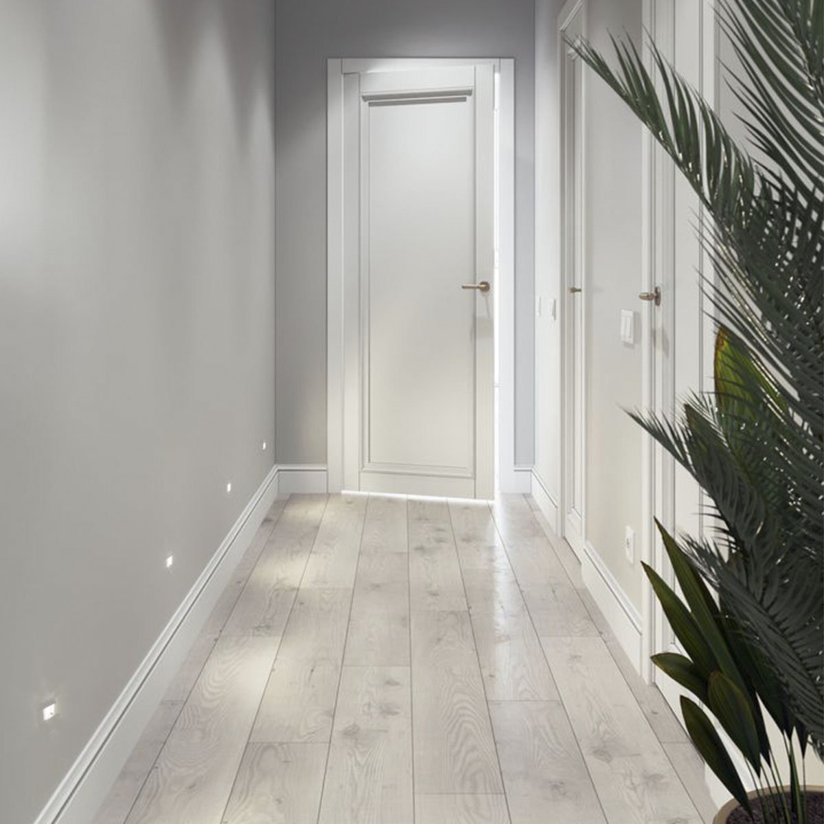 Balizador de Embutir Branco Mini de Parede Corredor Lup75 - 7