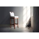 Ver imagem 2 de Kit 4 Banquetas Baixas em Madeira Maciça Florença