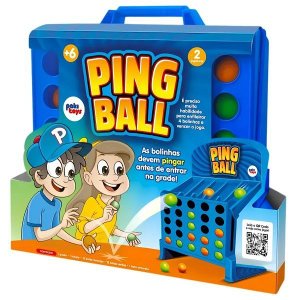 Jogo Brinquedo Bolinha Infantil Tabuleiro Desafio Cores Ping Pakitoys