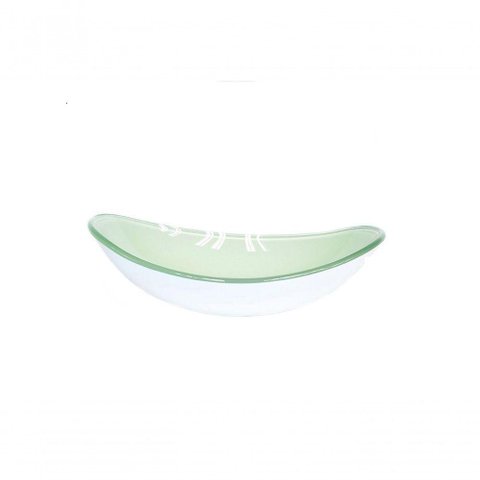 Cuba de Vidro Oval 47cm Branca