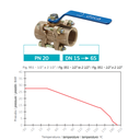 Ver imagem 4 de Válvula esfera 1' DIAM (Tripartida) classe200s 95110001 - Deca