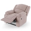 Ver mais imagens de Poltrona do Papai Reclinável Melim Power Elétrica Usb Veludo Fh1 - D'rossi Cor Rose