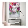 Quadro Arte Conceito Beautiful Flower Queen Borda Infinita Tamanho:120 X 80 Cm - 3